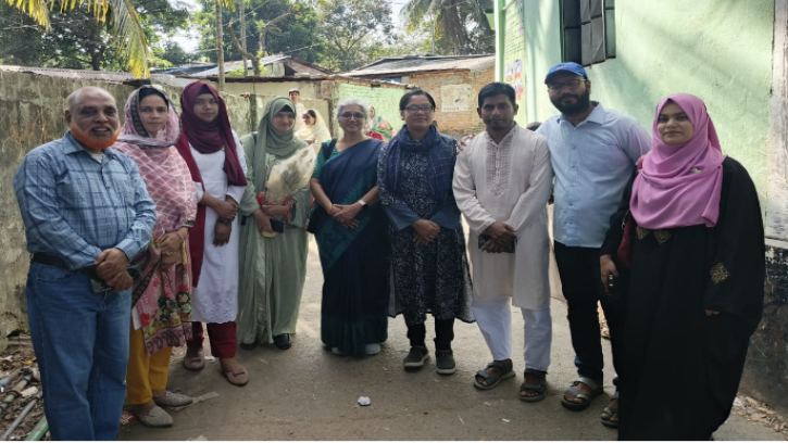 চট্রগ্রামের ওব্যাট হেল্পার্স প্রজেক্ট পরিদর্শন করেন ড. ফাতেমা মেরী সিডতাম