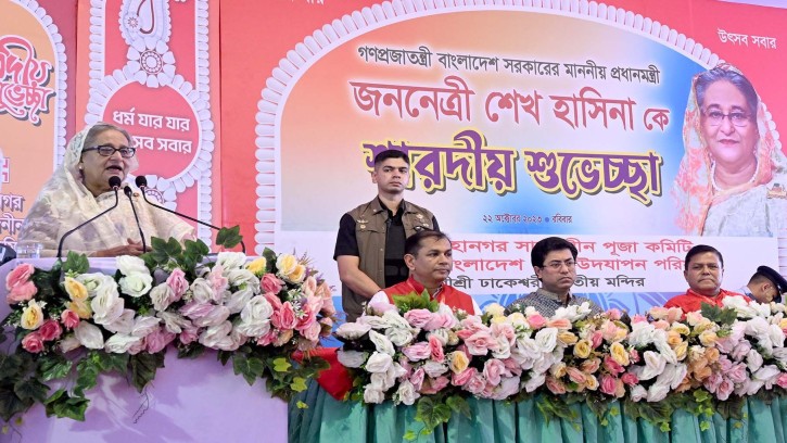 সবসময় হিন্দু সম্প্রদায়ের পাশে থাকব : প্রধানমন্ত্রী