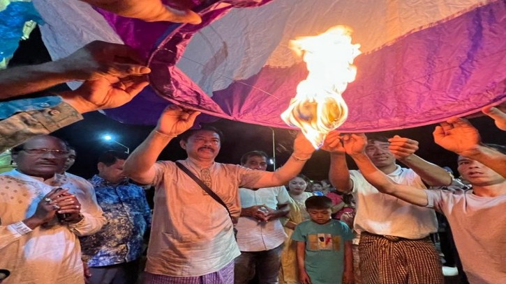 বান্দরবানে মাহা ওয়াগ্যোয়াই পোয়ে ও প্রবারণা পূর্ণিমা উদযাপন