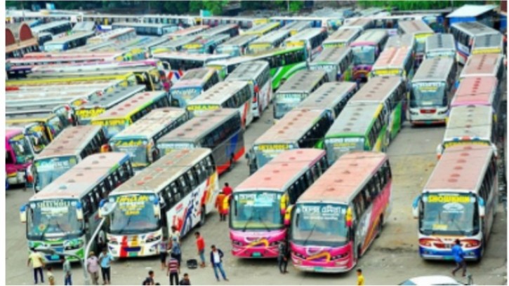 সিদ্ধান্ত অমান্য করায় ফের রাজবাড়ীতে বাস চলাচল বন্ধ