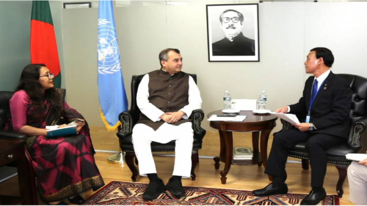 নিউইয়র্কে সাবের চৌধুরীর সাথে জাপানের পরিবেশ প্রতিমন্ত্রীর বৈঠক