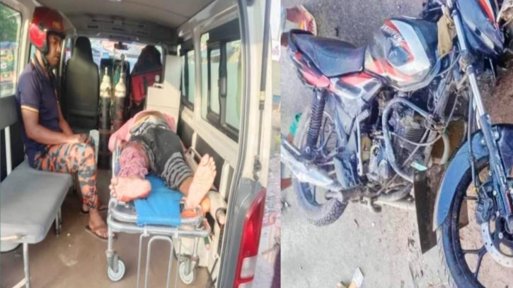 আমতলীতে বাস চাপায় মোটরসাইকেল আরোহী নিহত 