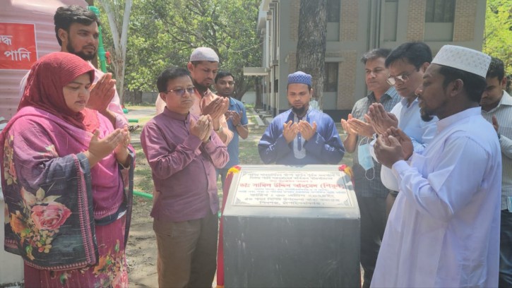 শিবগঞ্জ স্বাস্থ্য কমপ্লেক্সে বিশুদ্ধ পানির পাম্প স্থাপন