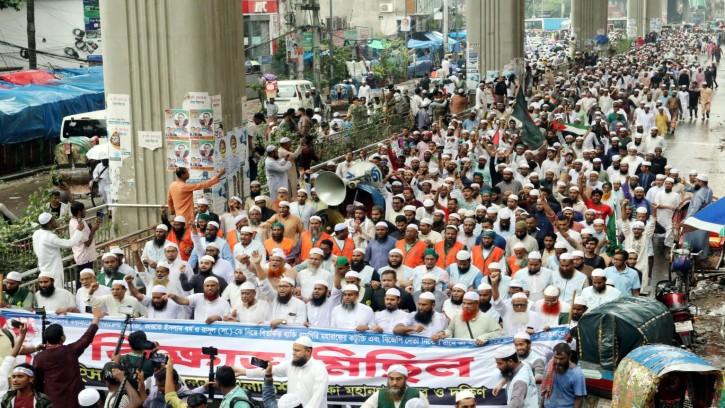  ভারতের সাথে কৃত সকল চুক্তি বাতিল করতে হবে:  বিক্ষোভ সমাবেশে প্রিন্সিপাল মোসাদ্দেক বিল্লাহ 