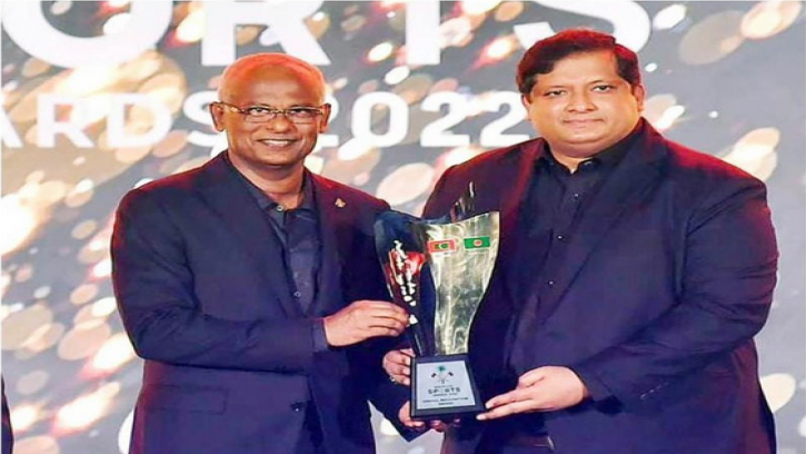 মালদ্বীপ স্পোর্টস অ্যাওয়ার্ডে ভূষিত যুব ও ক্রীড়া প্রতিমন্ত্রী