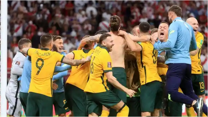 টাইব্রেকারে জিতে বিশ্বকাপে অস্ট্রেলিয়া