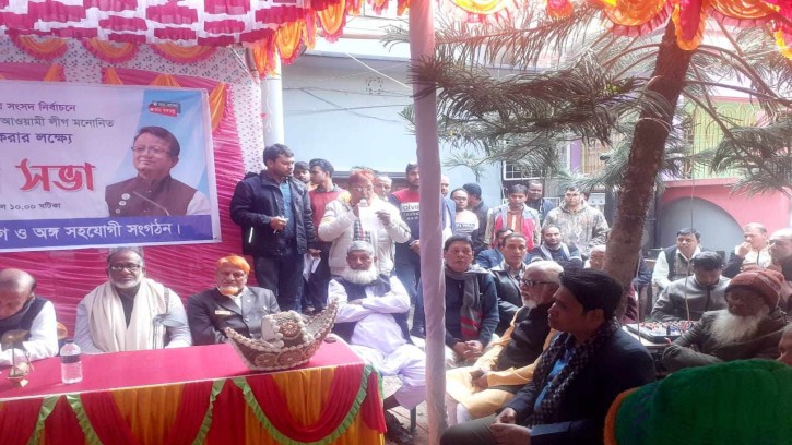 শিবগঞ্জে সমাবেশ করে নির্বাচনি আচরণ লঙ্ঘনের অভিযোগ