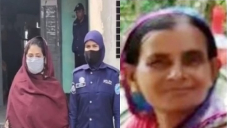 সিংগাইরে শাশুড়ি খুনের অপরাধে নববধূ গ্রেপ্তার