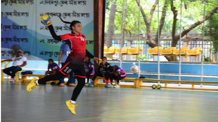  হ্যান্ডবলে চ্যাম্পিয়ন আনসার, রানার্স-আপ পঞ্চগড় জেলা