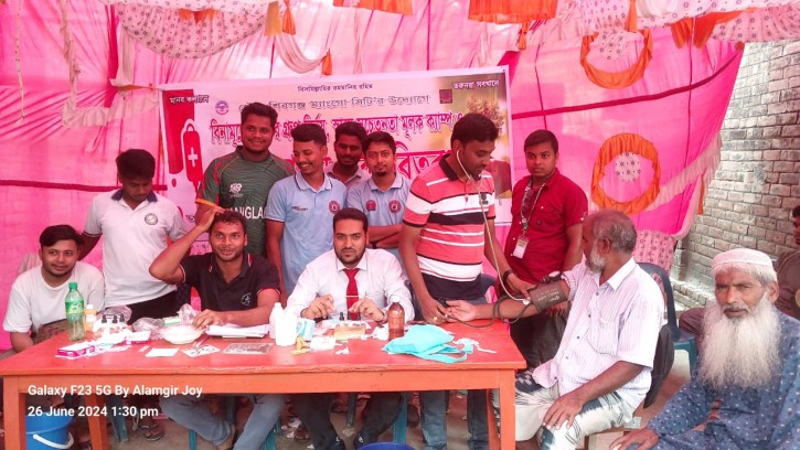 শিবগঞ্জে ফ্রি ব্লাড গ্রুপিং ক্যাম্পেইন অনুষ্ঠিত 