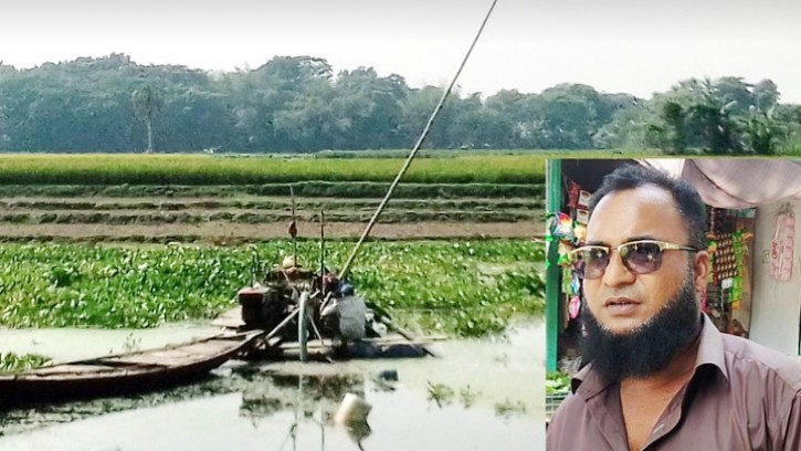 ঝিকরগাছার কপোতাক্ষ নদ থেকে অবৈধভাবে বালু উত্তোলন বন্ধ হচ্ছে না