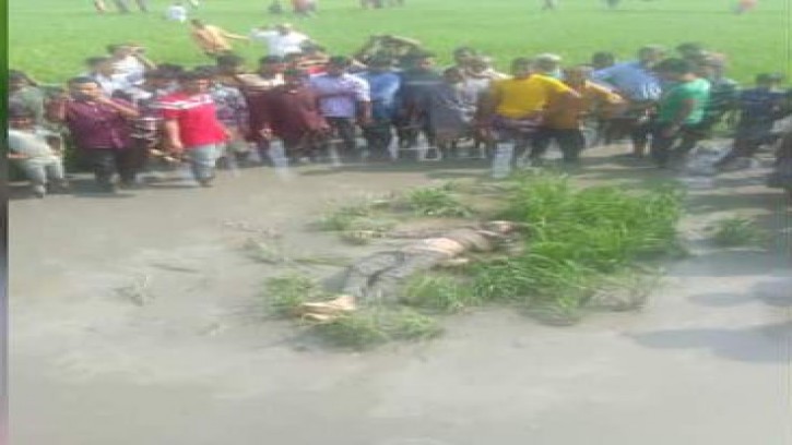 সুন্দরগঞ্জে ধানক্ষেত থেকে ব্যবসায়ীর গলাকাটা লাশ উদ্ধার, আটক ৫