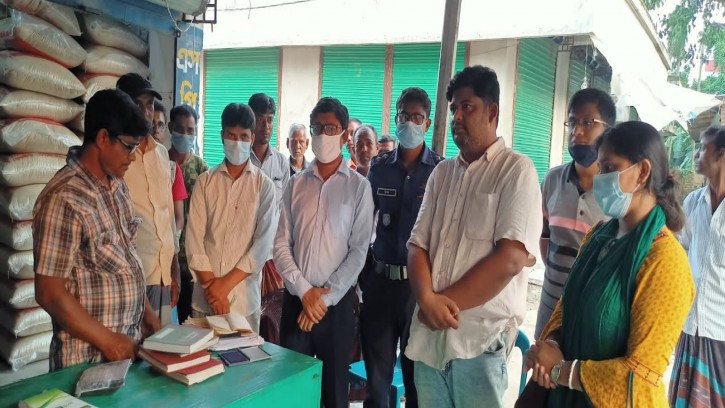 পত্নীতলায় চালের বাজার নিয়ন্ত্রণে অভিযান: জরিমানা