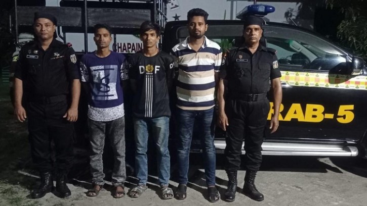 শিবগঞ্জে শিহাব হত্যা মামালা তিন আসামী গ্রেফতার