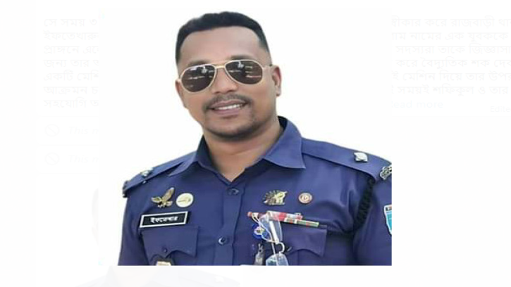 থানার ভিতরে ঢুকে ওসিকে রক্তাক্ত জখম করলো যুবক