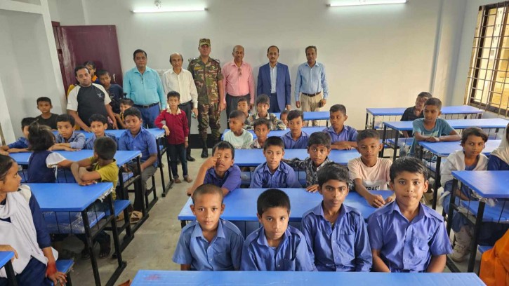 কক্সবাজারে 'খুরুশকুল আশ্রায়ন  প্রকল্পে' সরকারি প্রাথমিক স্কুল স্থাপন