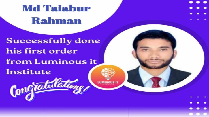 চাকরির পাশাপাশি ডিজিটাল মার্কেটিংয়ে সফল তৈয়বুর রহমান