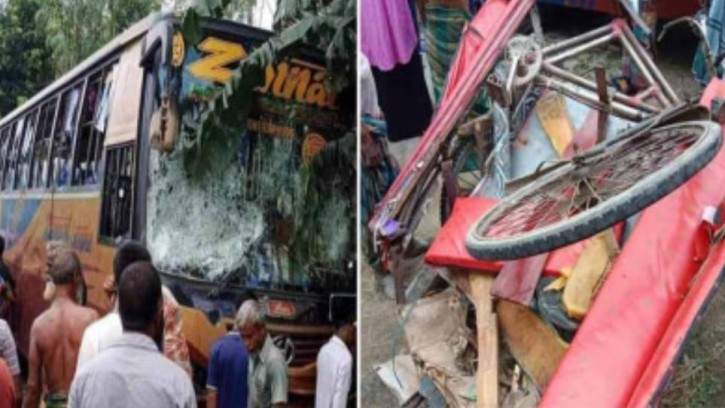 পলাশবাড়ীতে দ্রুতগামী কোচের ধাক্কায় অটোভ্যান চালকসহ ২ জন নিহত  