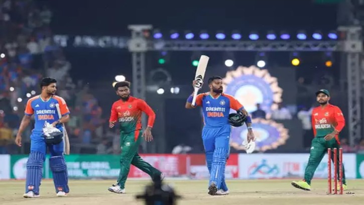 প্রথম টি-টোয়েন্টিতে ভারতের কাছে ৭ উইকেটে পরাজিত বাংলাদেশ