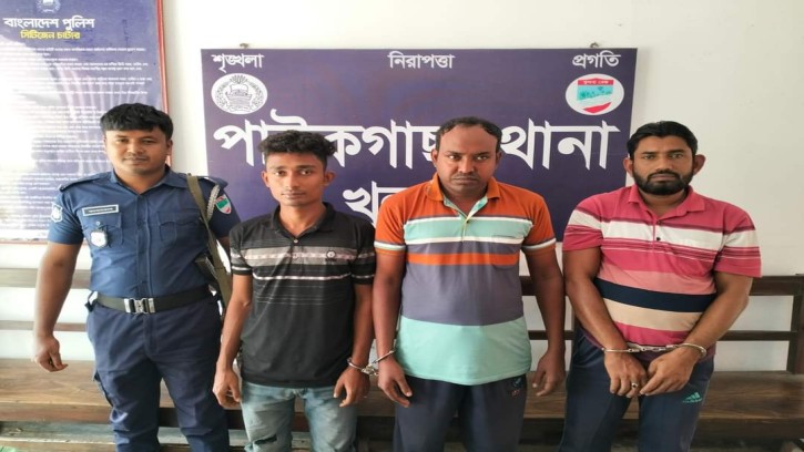 পাইকগাছা থানা পুলিশের অভিযানে সাজা ও পরোয়ানায় গ্রেফতার ৩