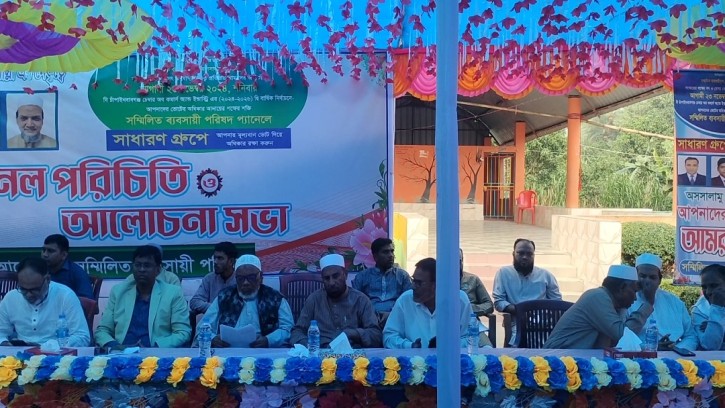 শিবগঞ্জে সম্মিলিত ব্যাবসায়ী  প্যানেলের পরিচিত ও আলোচনা সভা 