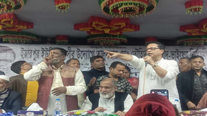 তৌহিদ জং মুরাদের নির্বাচনি পথসভা 