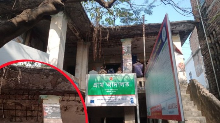 ঝুঁকিপূর্ণ ভবনে চলছে কপিলমুনি ইউপির কার্যক্রম