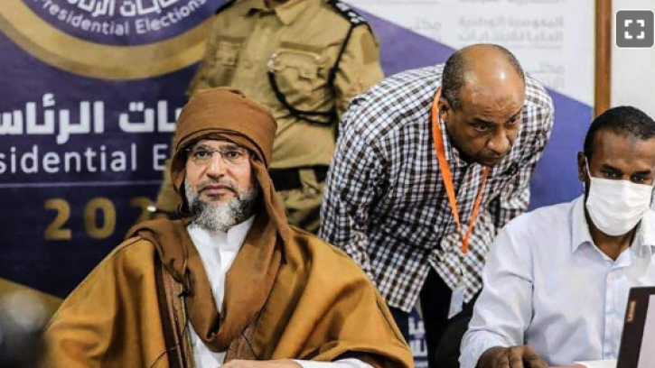 লিবিয়ার প্রেসিডেন্ট নির্বাচনে প্রার্থী গাদ্দাফির ছেলে সাইফ