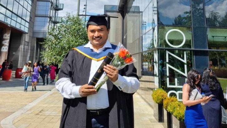 আইইবি'র এজিএস প্রকৌশলী তুহিনের যুক্তরাজ্য থেকে উচ্চতর ডিগ্রি অর্জন