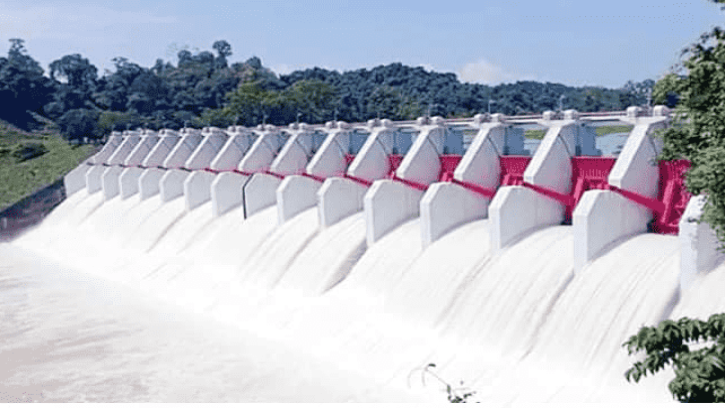 খুলে দেওয়া হলো কাপ্তাই বাঁধের ১৬ গেট 