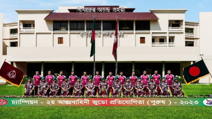 আন্তঃবাহিনী জুডো প্রতিযোগিতায় পুরুষে বিজিবি চ্যাম্পিয়ন