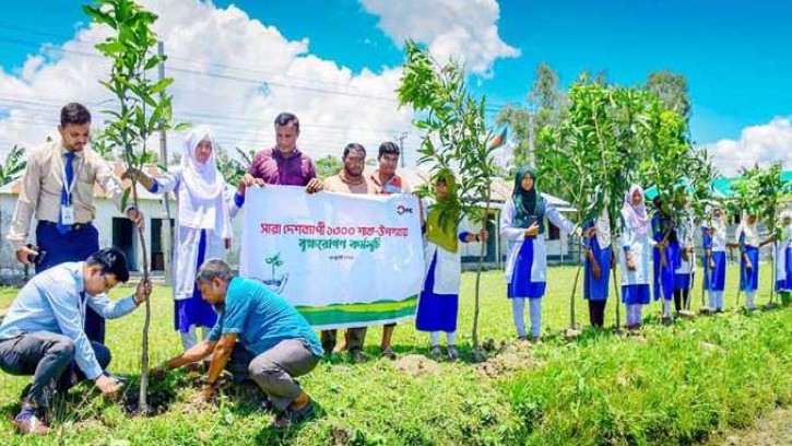 গাইবান্ধায় বিভিন্ন শিক্ষা প্রতিষ্ঠানে বৃক্ষরোপন