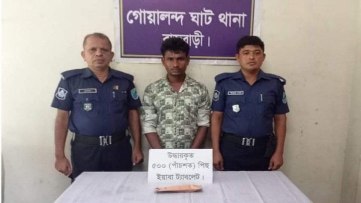 গোয়ালন্দে মাদক মামলার আসামি গ্রেপ্তার