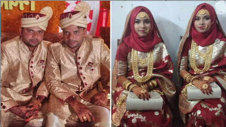  ঈশ্বরদীর যমজ বিয়ে ভাইরাল