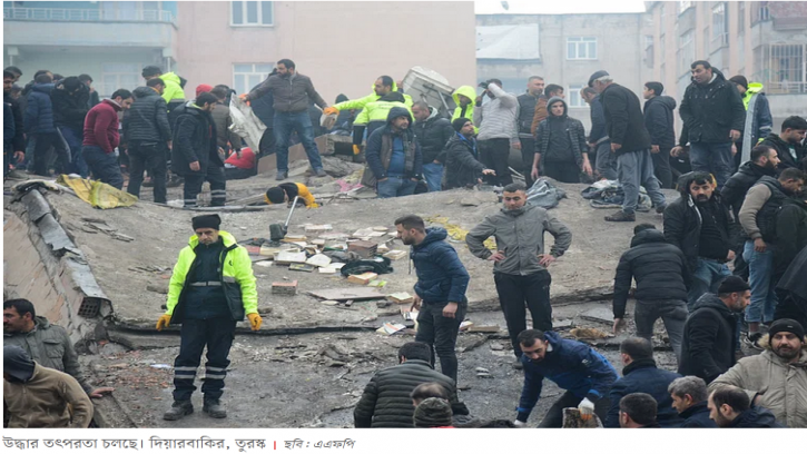 ২৮ ঘণ্টার মাথায় তুরস্কে ফের ভূমিকম্প