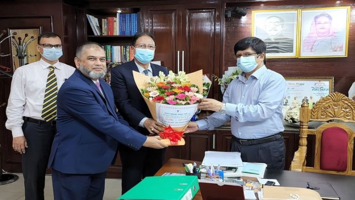 আইডিআরএ’র চেয়ারম্যানকে প্রাইম ইসলামী লাইফ ইন্স্যুরেন্সের শুভেচ্ছা