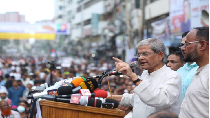 ভয়ে মরে যাওয়ার চেয়ে সাহস করে প্রতিরোধ করতে হবে : মির্জা ফখরুল 