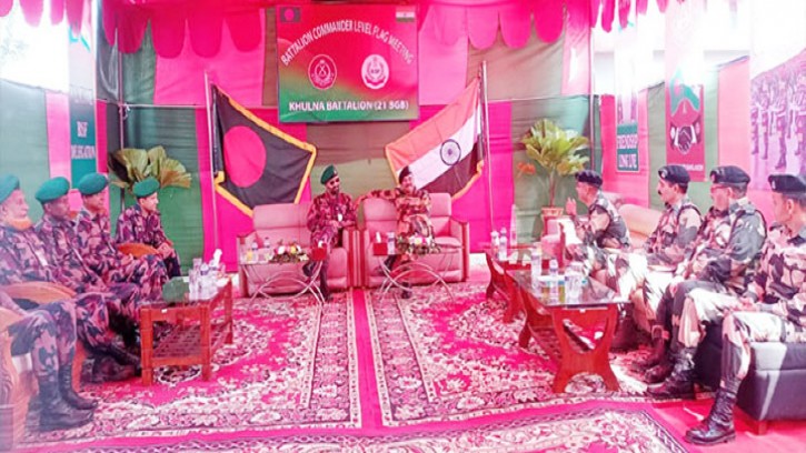 বেনাপোলে বিজিবি-বিএসএফ সীমান্ত সম্মেলন অনুষ্ঠিত