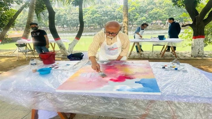 রাজধানীর ৫ বধ্যভূমিতে আর্টক্যাম্প অনুষ্ঠিত