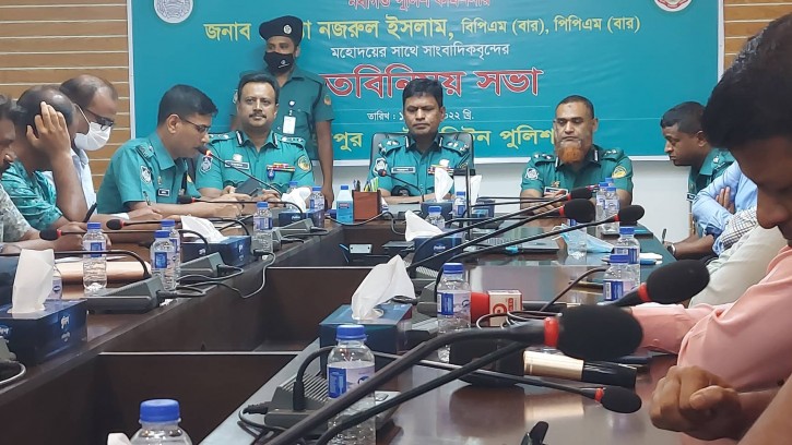 গাজীপুরে নবাগত পুলিশ কমিশনারের সঙ্গে সাংবাদিকদের মতবিনিময়