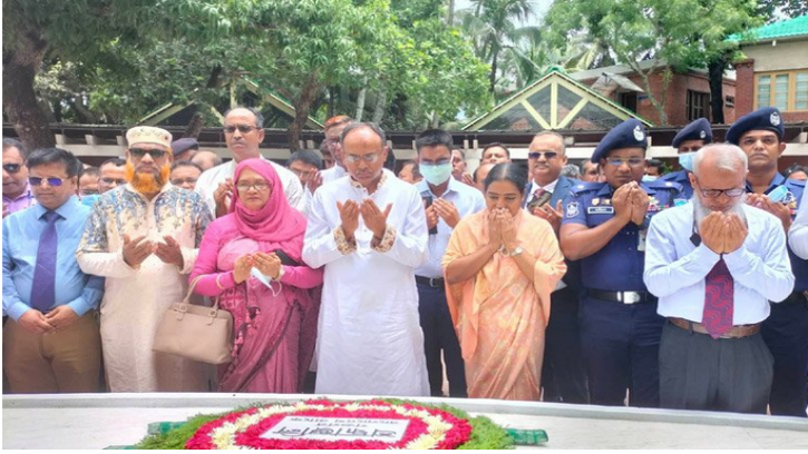  বঙ্গবন্ধুর সমাধিতে নবনিযুক্ত গভর্নরের শ্রদ্ধা