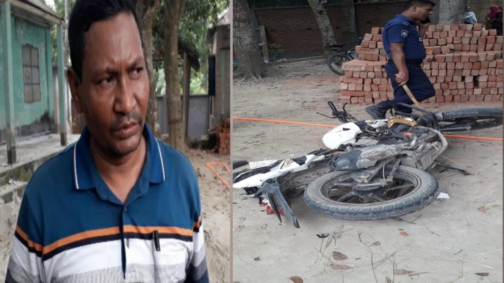 চাঁদা না দেয়ায় রাজবাড়ীতে ঠিকাদারের উপর হামলা ও মোটরসাইকেল ভাংচুর