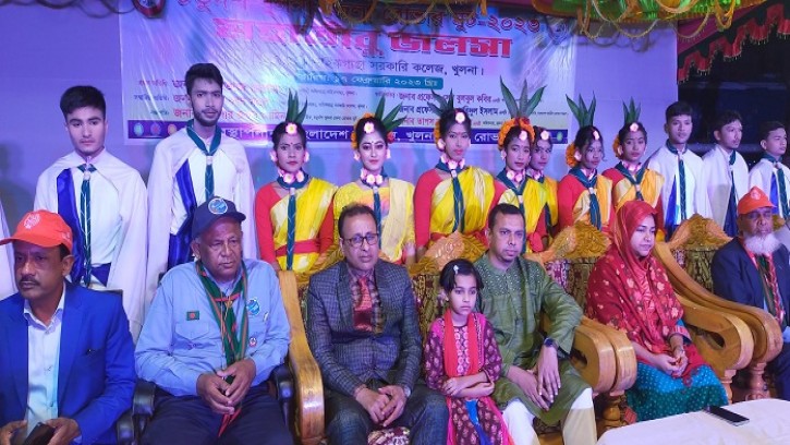 চতুর্দশ খুলনা জেলা রোভার মুটের মহা তাঁবু জলসা অনুষ্ঠিত