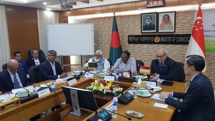 সিঙ্গাপুরের সাথে এফটিএ স্বাক্ষরের বিষয়ে শিঘ্রই আলোচনা শুরু