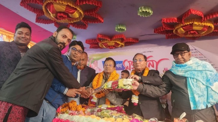 শিবগঞ্জে ডা. শিমুল এমপি-ওদুদ এমপিকে গণসংবর্ধনা