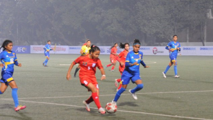 শ্রীলঙ্কাকে ১২-০ গোলে হারিয়ে ফাইনালে বাংলাদেশের মেয়েরা