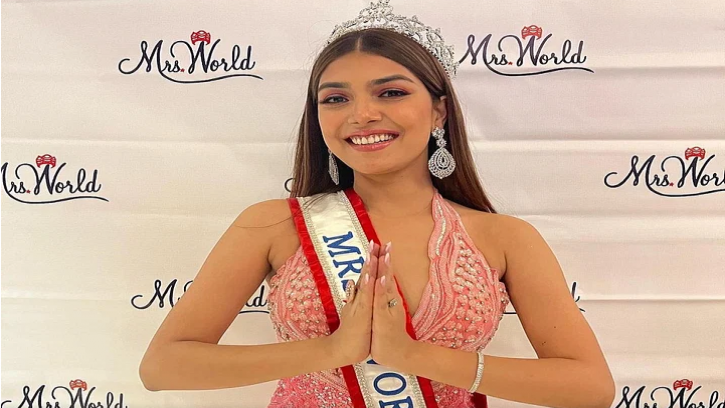 মিসেস ওয়ার্ল্ড হলেন কাশ্মীরের মেয়ে সারগাম কৌশল