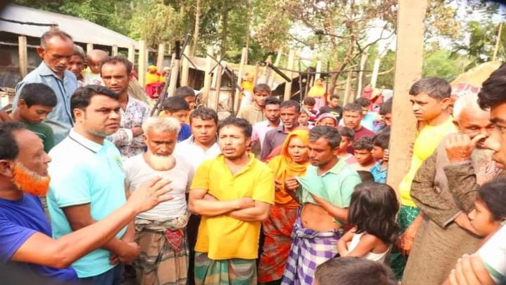 গোবিন্দগঞ্জে ১০ পরিবারের বসতঘরে আগুনে ৫০ লাখ টাকা ক্ষতি