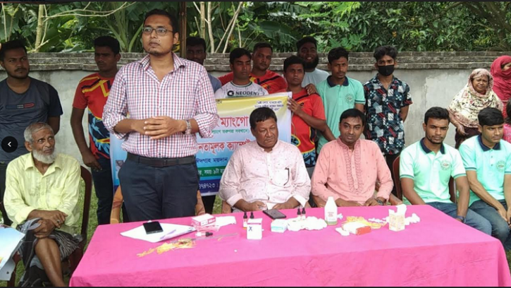 শিবগঞ্জে বিনামূল্যে রক্তের গ্রুপ নির্ণয় ক্যাম্প