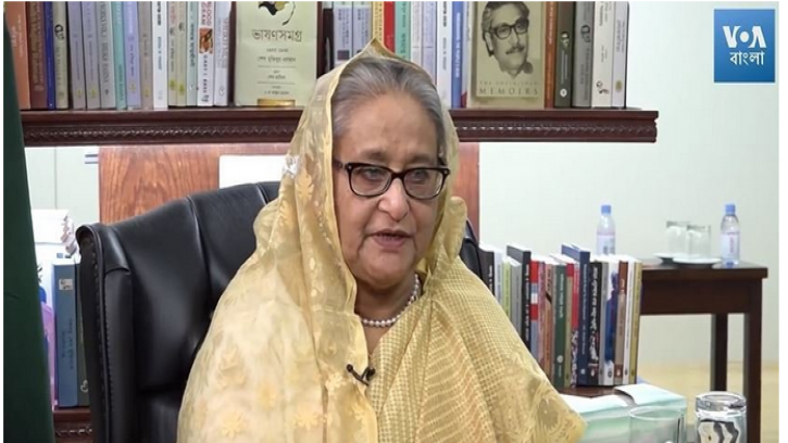 রোহিঙ্গাদের যেতেই হবে : ভোয়া’র সাথে সাক্ষাৎকারে প্রধানমন্ত্রী